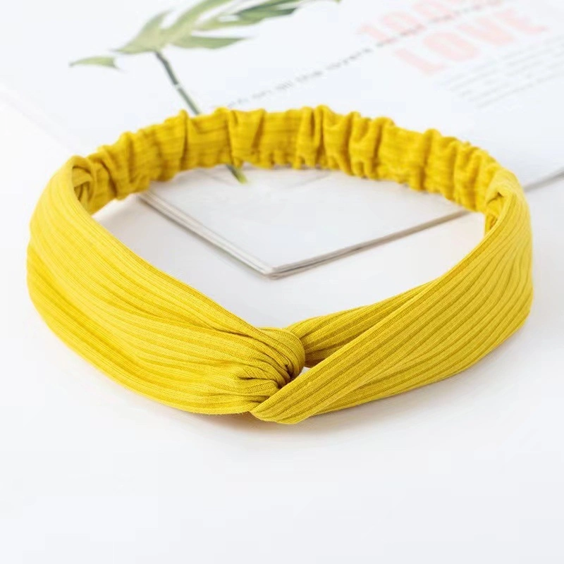 Wholesale Face Wash Fashion Decorationcross Knit Thread Yoga Headband