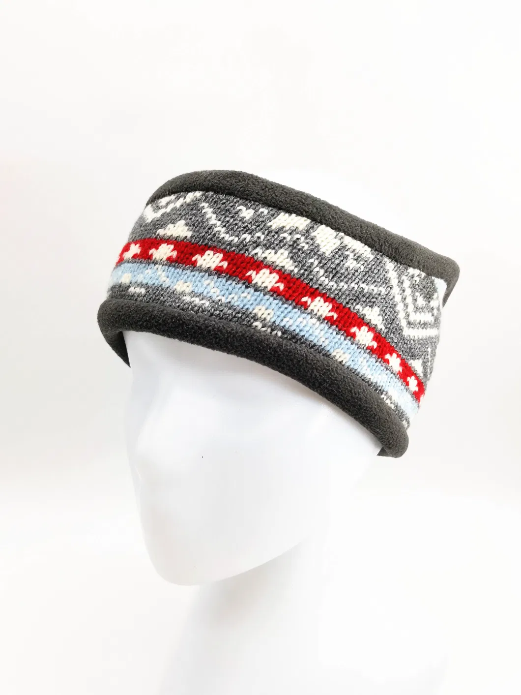 Double Layer Fleece Lined Knit Headband