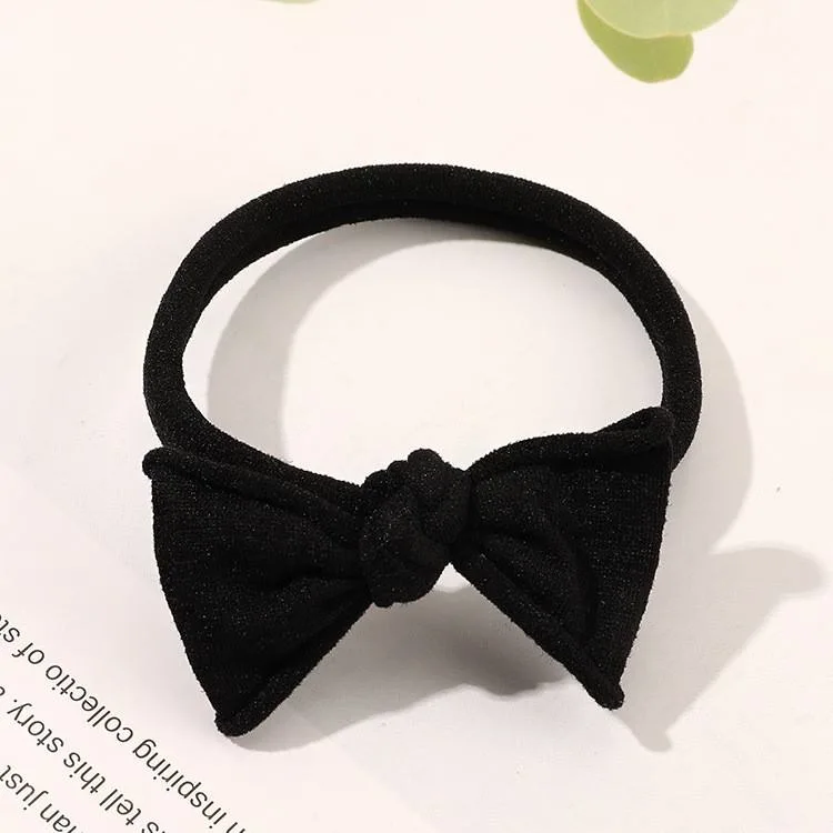 New Design Cute Bow Color Girl Simple Fashion Hair Band Hair Rope