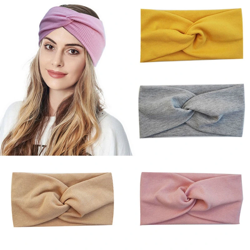 2021 New Arrival Hair Accessories SPA Headband Wholesale Latest Fashion Luxury Warm Big Headband Designs for Women