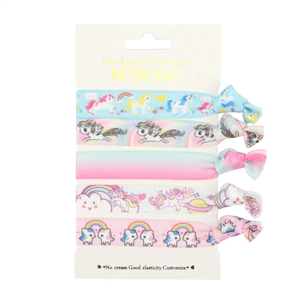 Amazon&prime;s New Headband Tie-Knot Color Unicorn Hair Band Personality Tie-in Headband Hair Rope Jewelry