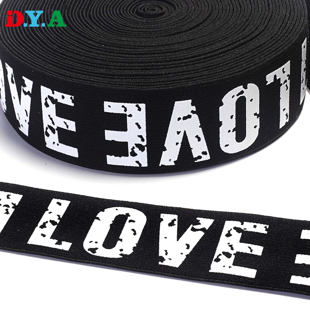 Custom Sublimation Print Band Elastic Wristband Elastic Hair Bands Elastic Band for Garment