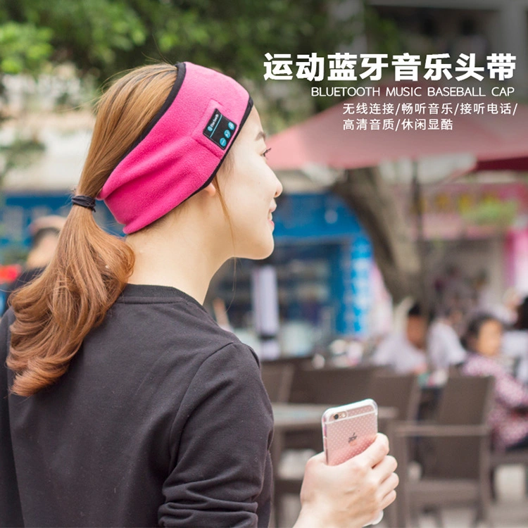 Wireless Bluetooth 5.0 Headset Sports Sweatband Sleep Headphones Bluetooth Headband Stereo Unisex for Traveling, Working Wbb14023