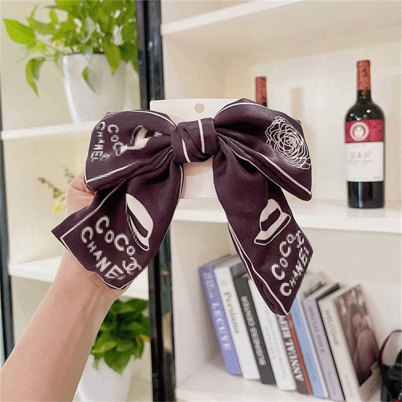 2022 New Wide Hair Accessories Oversized Bow Headband Vintage Wide Edge Fabric Headband