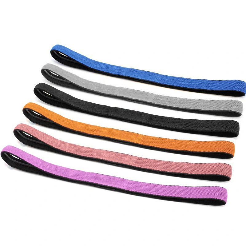 Exercise Hair Thick Non-Slip Elastic Sport Headbands Sweatbands for Yoga Elastic Silicone Grip Bl19017