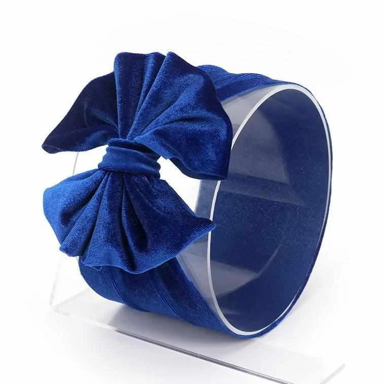 Velvet Baby Headband Newborn Big Bow Kids Kids Turban Hair Accessories