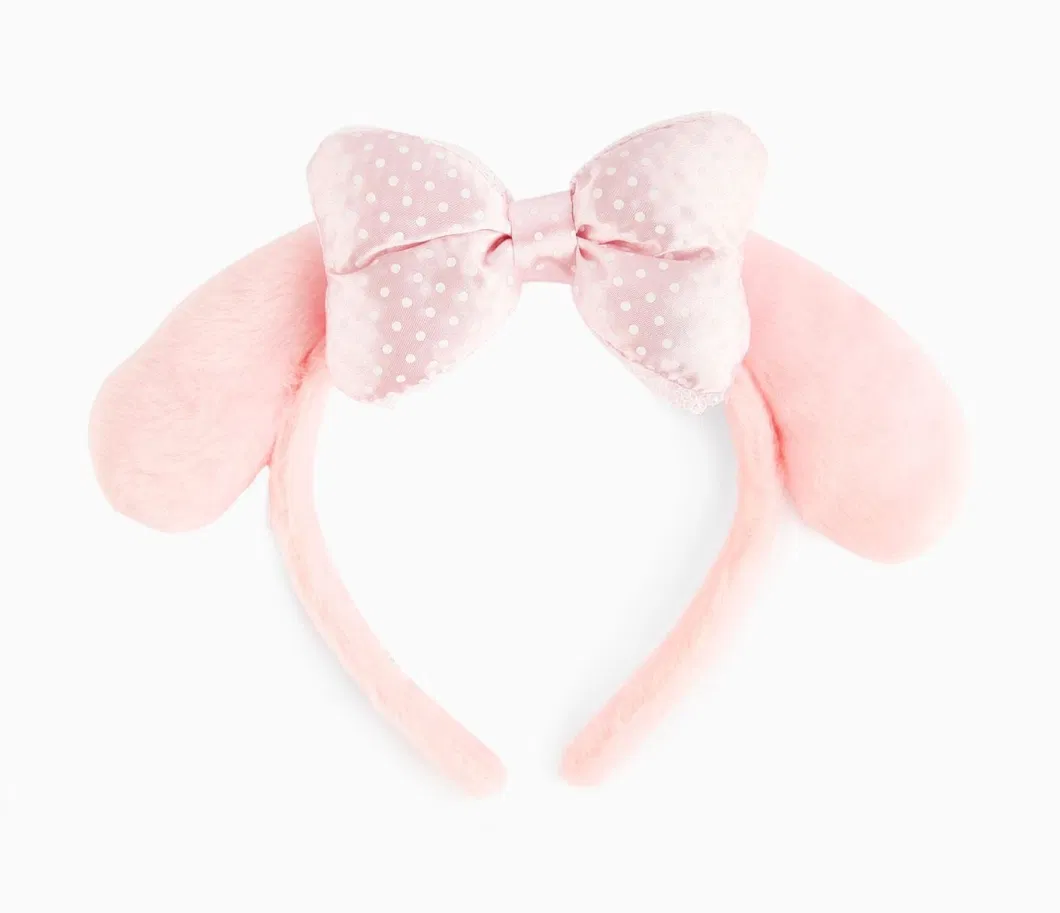 Lovely Pink Bowknot Headband Customized Hair Band OEM Wholesale