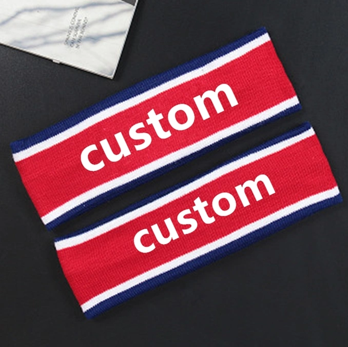 Promotional Custom Fashion Men Women Knit Yoga Headband Adjustable Sports Headband