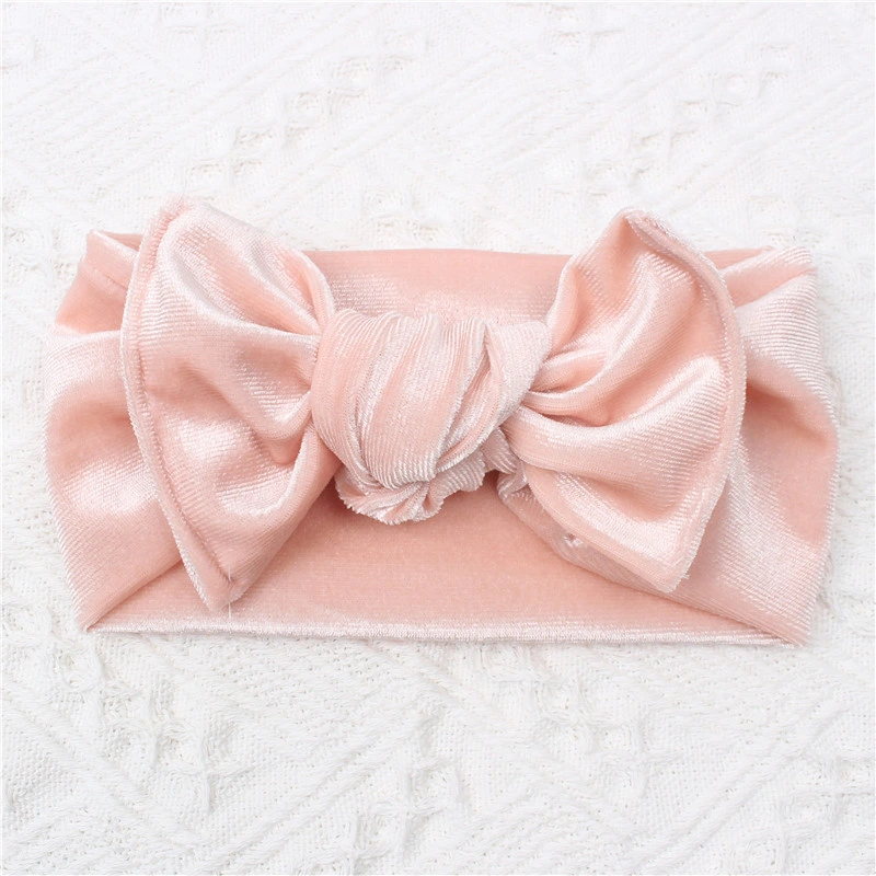 Ins Cute Velvet Headband Canary Bow Baby Headband for Baby