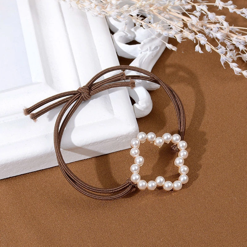 Korean Pearl Simple Hair Bands Mori Female Version of Cute Hair Bands