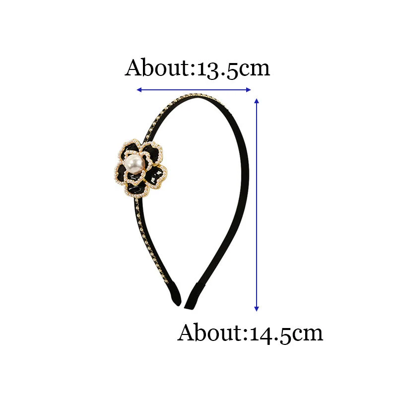 Pearls Alloy Flower Crystal Diamond Rhinestone Bling Headbands