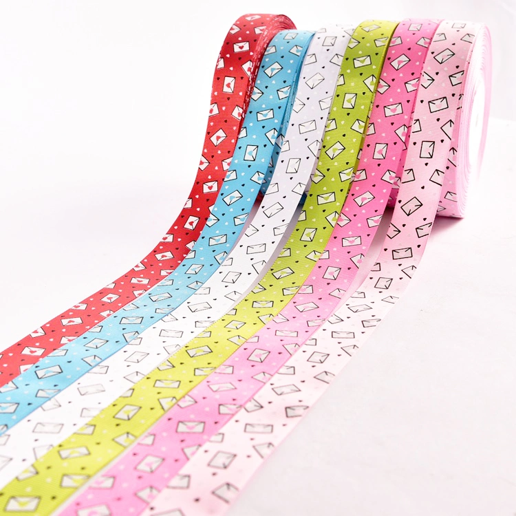 Custom Printed Grosgrain Ribbon for Hair Bows Decoration