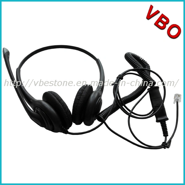 USB Computer Headset with Microphone Stereo Headphones &amp; Audio Control for Skype Webinar Softphone Call Center Online Courses