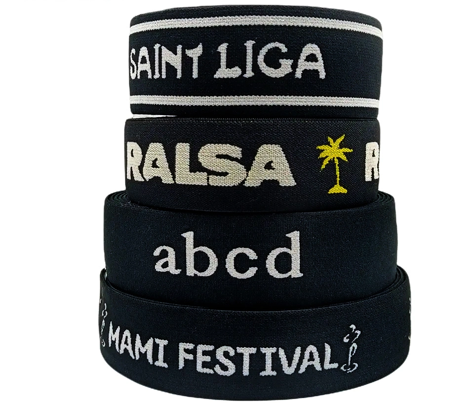 Custom Sublimation Print Band Elastic Wristband Elastic Hair Bands Elastic Band for Garment