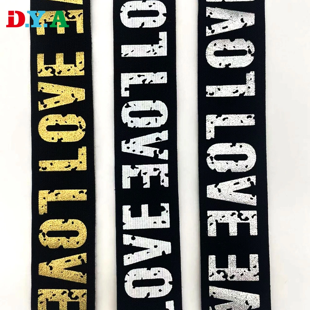 Custom Sublimation Print Band Elastic Wristband Elastic Hair Bands Elastic Band for Garment