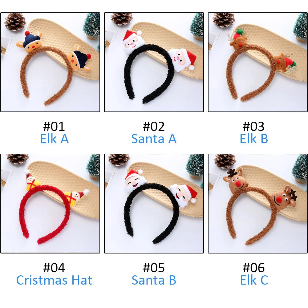 Cute Cartoon Doll Lamb Fashion Soft Children Christmas Headbands