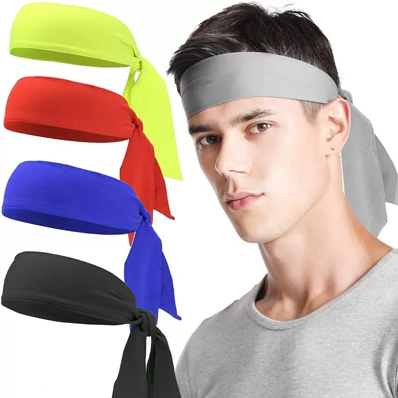 Soft Crystal Velvet Absorbent Headband for Tennis &amp; Yoga