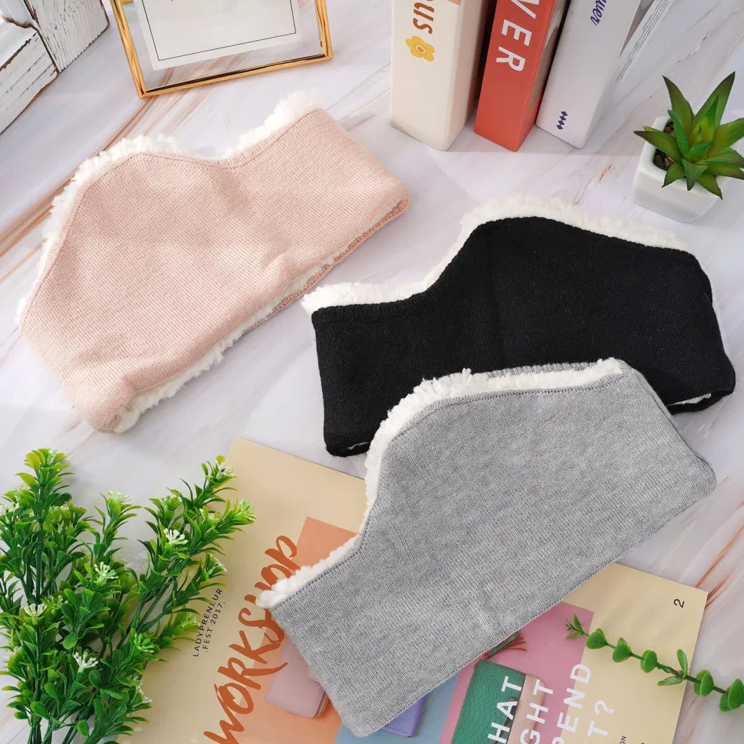 Unisex Winter Ear Warmer Cover Headband Faux Fleece Lined Cold Weather Earmuffs Hairband Cycling Sports