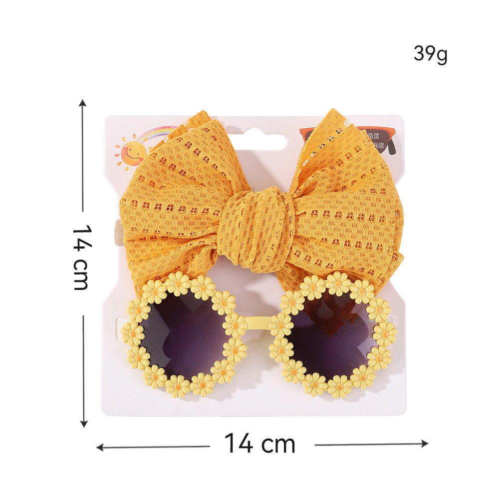 Fashion Print Knot Sun-Proof Sunglasses for Kids Sunglasses with Headbands