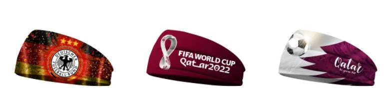 Soccer Fan Headband High Stretch Head Band Wide Brimmed Hair Band Football Headband