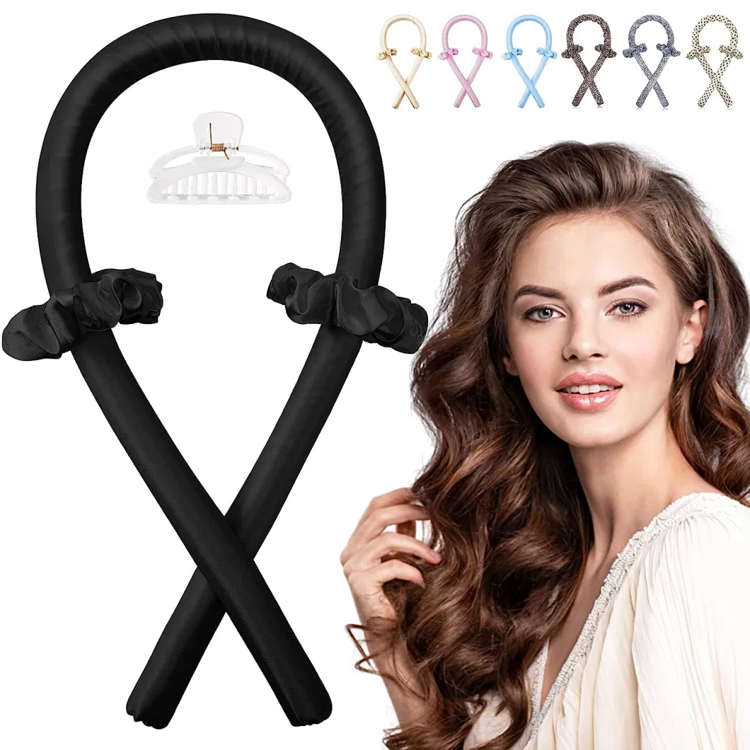 Accessories Soft Silk Curl Ribbon Heatless Curling Hair Rollers for Long Hair