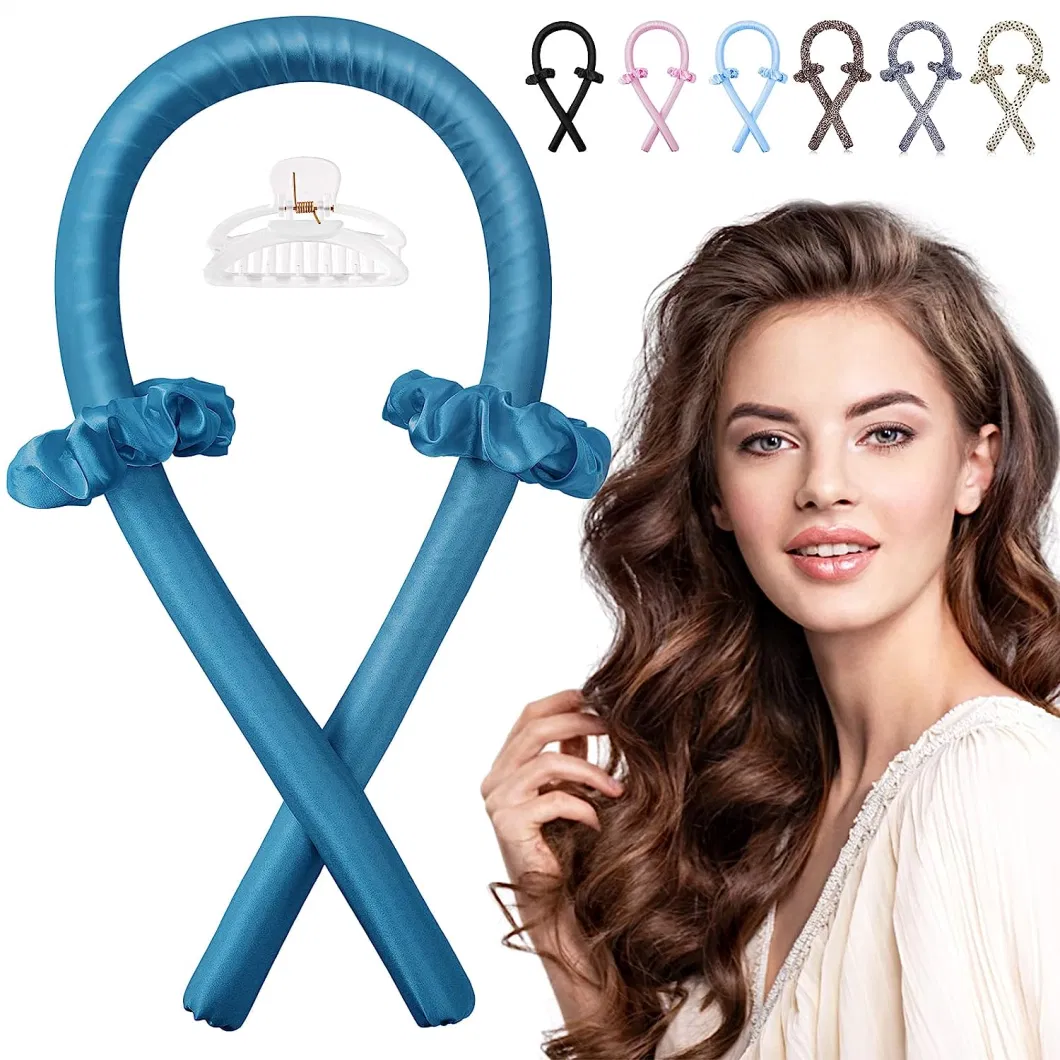 Accessories Soft Silk Curl Ribbon Heatless Curling Hair Rollers for Long Hair