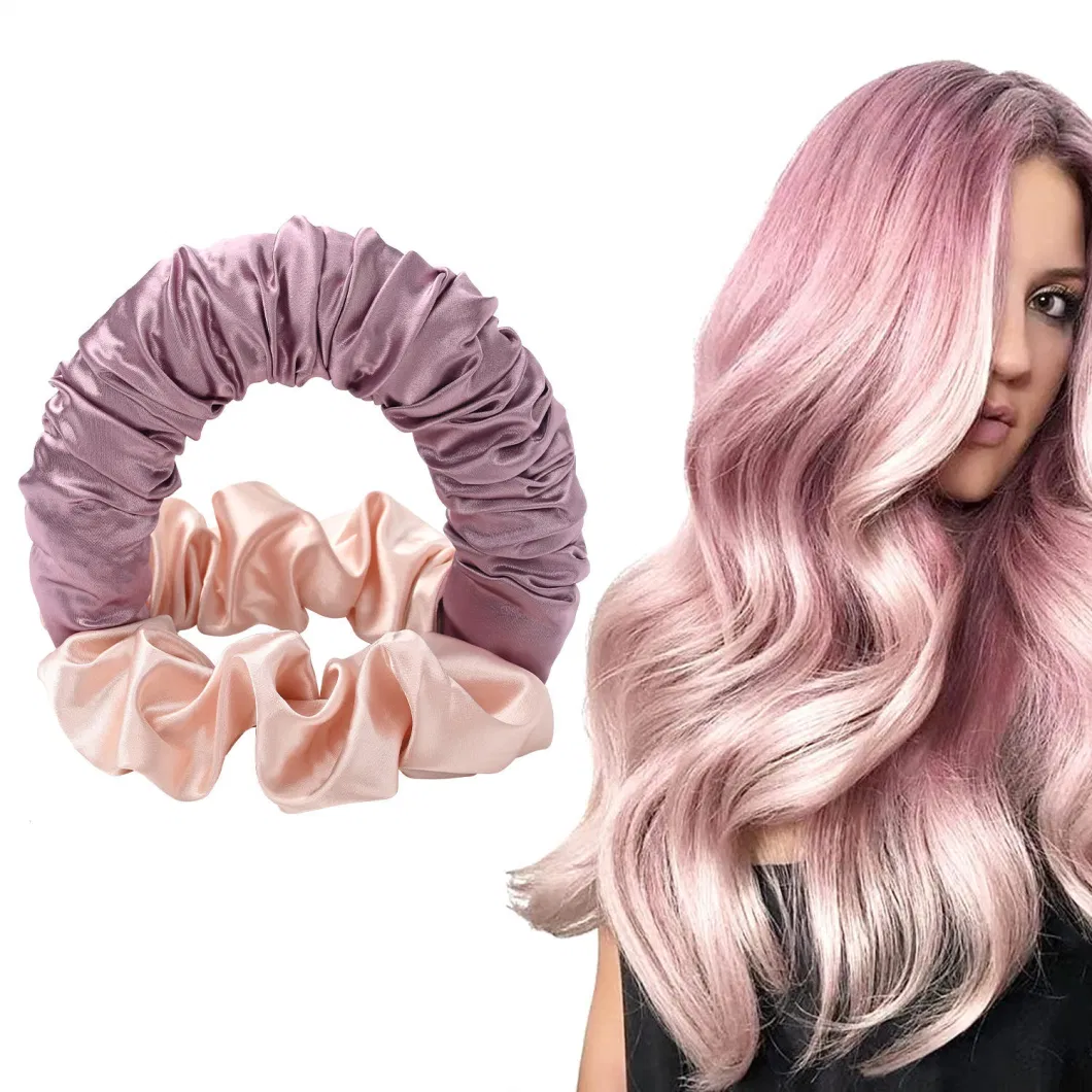 Meatball Head Hair Curling Artifact Traceless Portable Curler Wave Curly Hair Scrunchies