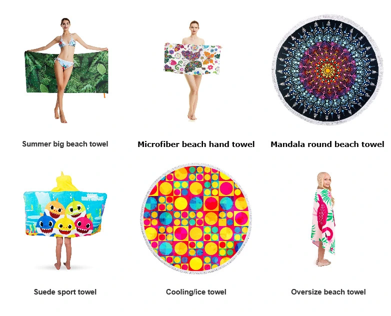 Towel Manufacturers Quick Dry Microfiber Beach Wrap Around Towel for Women After Swimming