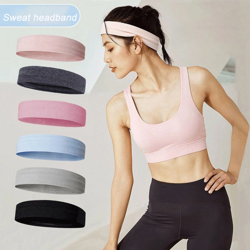 Customized Logo Sweatbands Fitness Headbands for Women