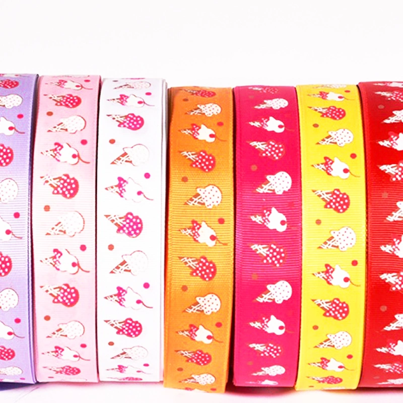 Custom Printed Grosgrain Ribbon for Hair Bows Decoration