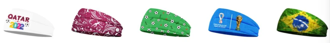 Soccer Fan Headband High Stretch Head Band Wide Brimmed Hair Band Football Headband