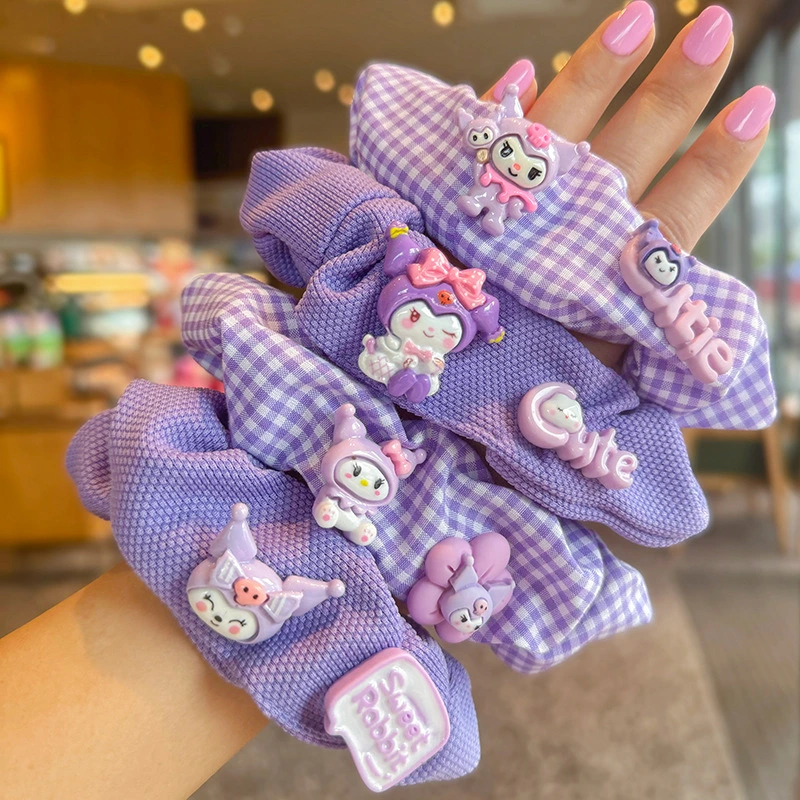 Purple 14PCS/Set Kids Hair Accessories Cute Gift Bow Hair Band