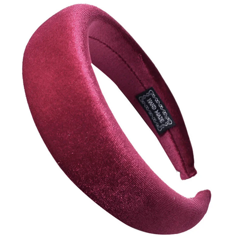 Creative New Silk Velvet Sponge Hair Hoop Headband for Women