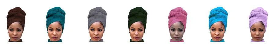 Multifunctional Variable Hat African Windproof Headband Scarf Cape Headscarf