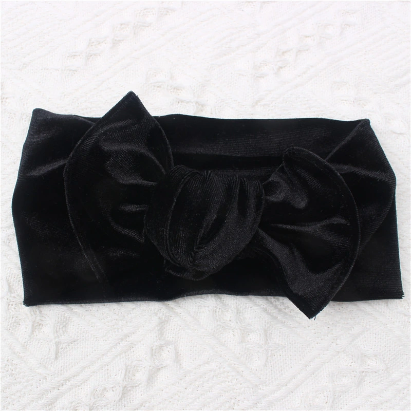 Ins Cute Velvet Headband Canary Bow Baby Headband for Baby