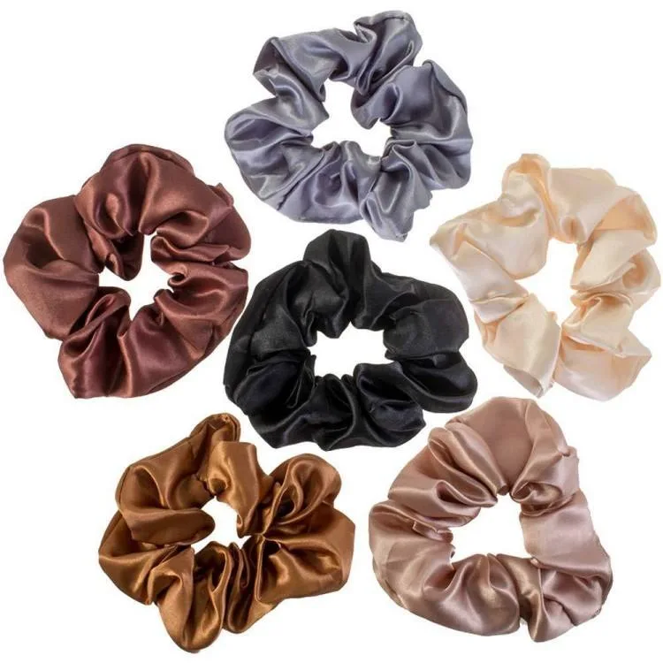 19mm 100% Silk Scrunchies Silk Hair Headband Silk Hair Ties