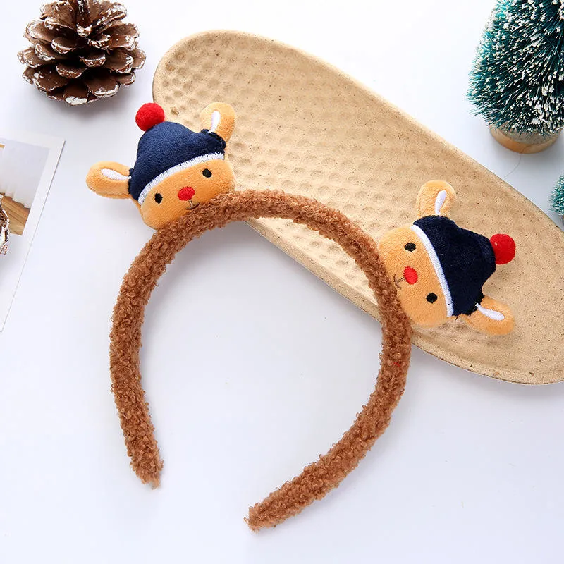 Cute Cartoon Doll Lamb Fashion Soft Children Christmas Headbands