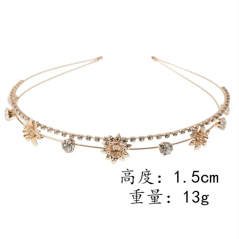 Rhinestone Hairband Crystal Star Diamond Metal Headbands