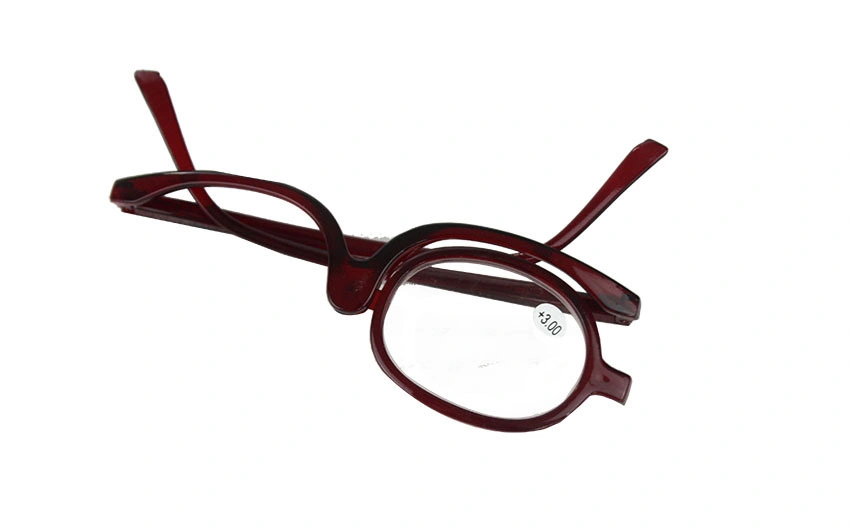 Middle-Aged and Old Fashion Decorative Unilateral Left-Right Swing Cosmetic Lenses Unilateral Glasses