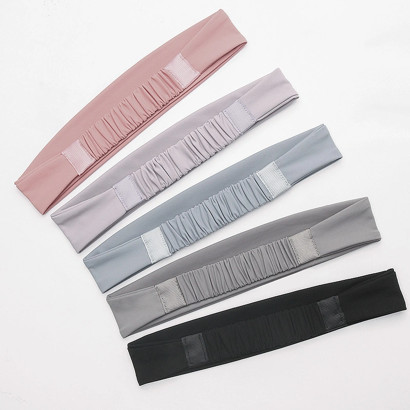 Factory Colorful Plain Sports Yoga Fitness Elastic Head Fitness Sweatband Headband