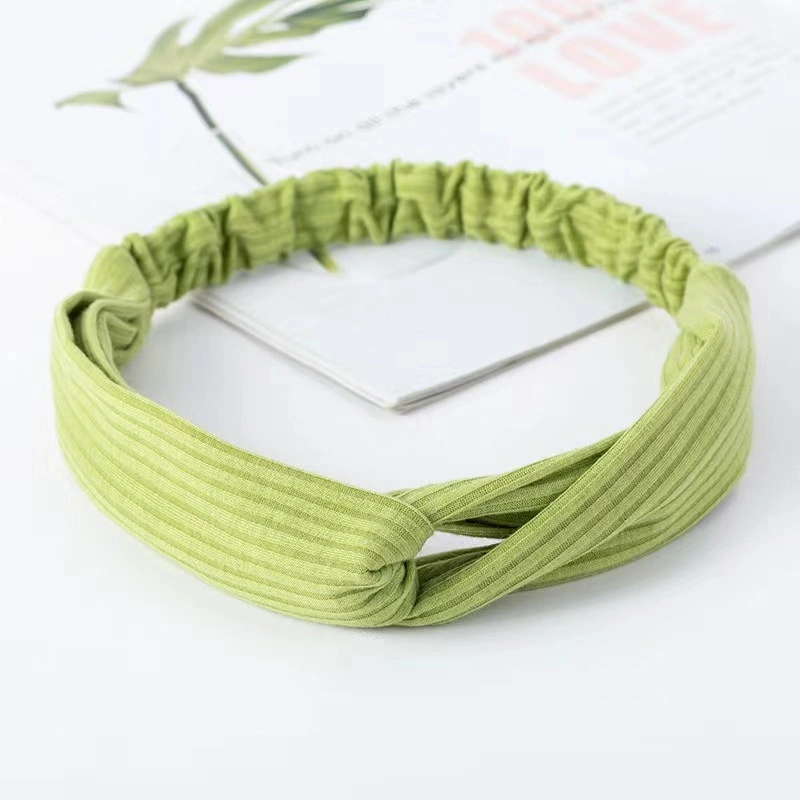 Wholesale Face Wash Fashion Decorationcross Knit Thread Yoga Headband