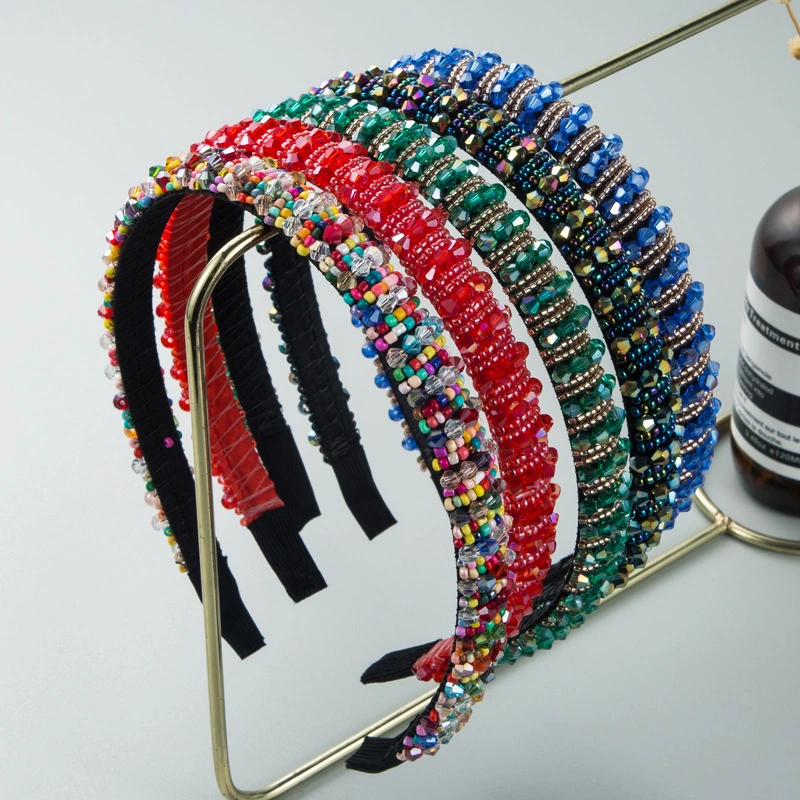 Hand-Woven Beaded Headband Balok Beaded Headband