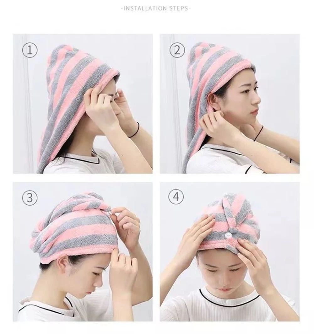 New Personalized Soft Magic Twist Hair Wrap Turban Microfiber Women Drying Hair Towel