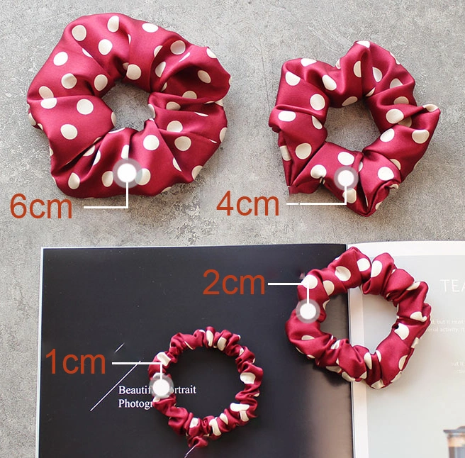 Custom Extra Large Silk Satin Scrunchies -Hair Band