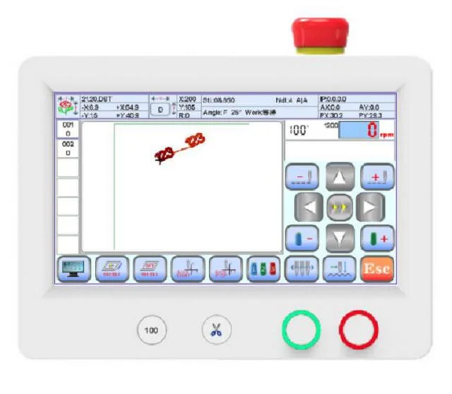 Wonyo Domestic Single Head Computerized Embroidery Machine Monogram Embroidery Machine