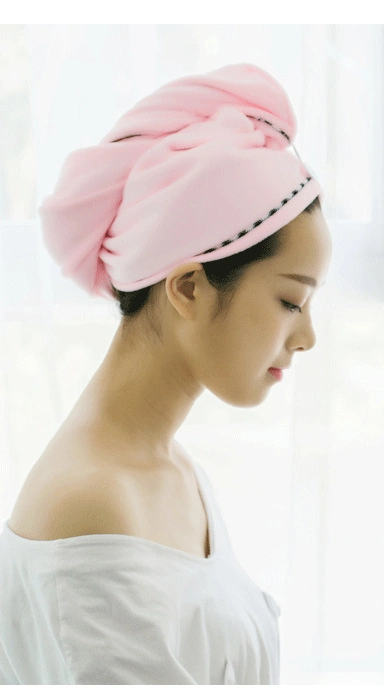 High Density Hair Dry Cap Coral Velvet Towel Thick Shower Turban Cloth