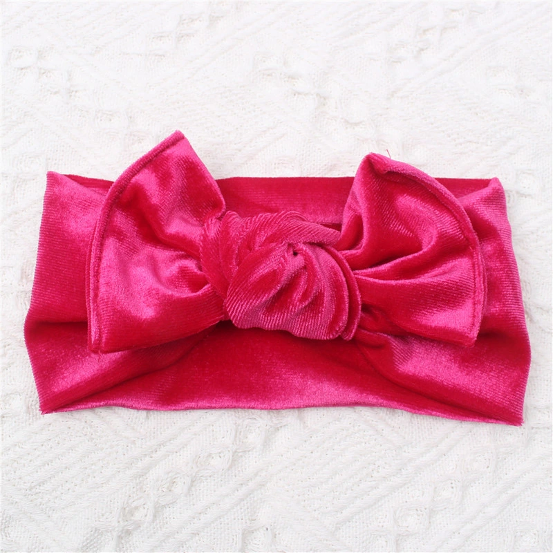 Ins Cute Velvet Headband Canary Bow Baby Headband for Baby