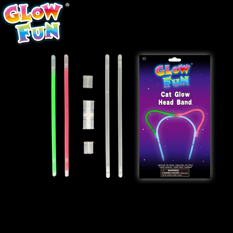 Glowing Toy Birthday Headband with Light Lighting Cat Glow Hair Band