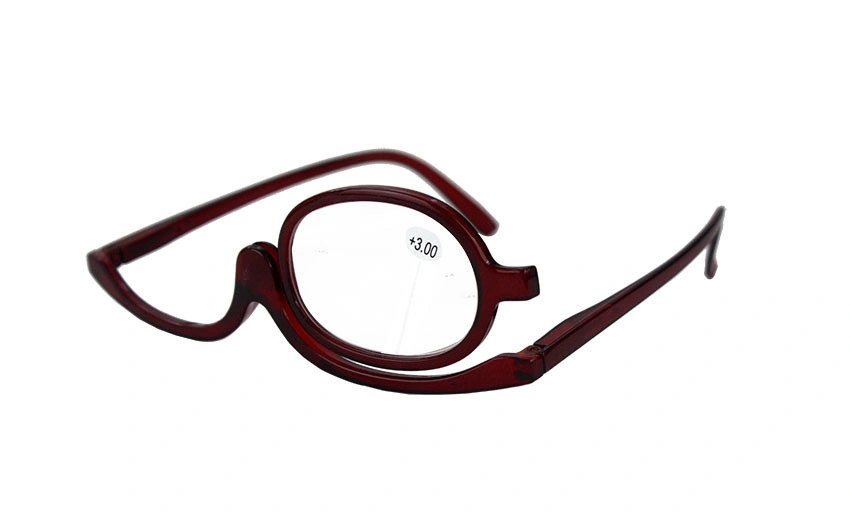 Middle-Aged and Old Fashion Decorative Unilateral Left-Right Swing Cosmetic Lenses Unilateral Glasses