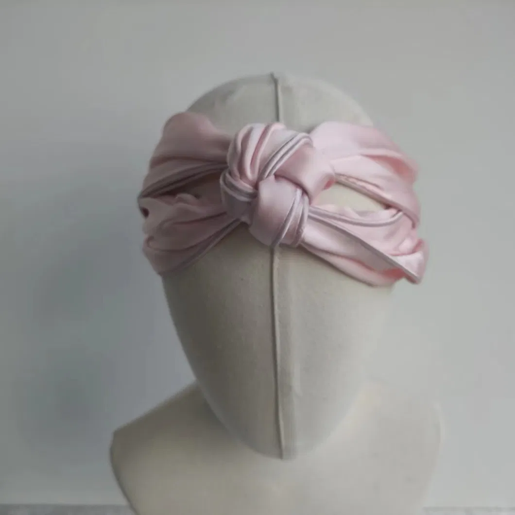 Hot Selling Wholesale 100% Pure Silk Headbands Hair Band for Women and Girls Silk Knot Headband